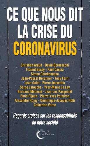 Vignette du document Ce que nous dit la crise du coronavirus : regards croisés sur les responsabilités de notre société